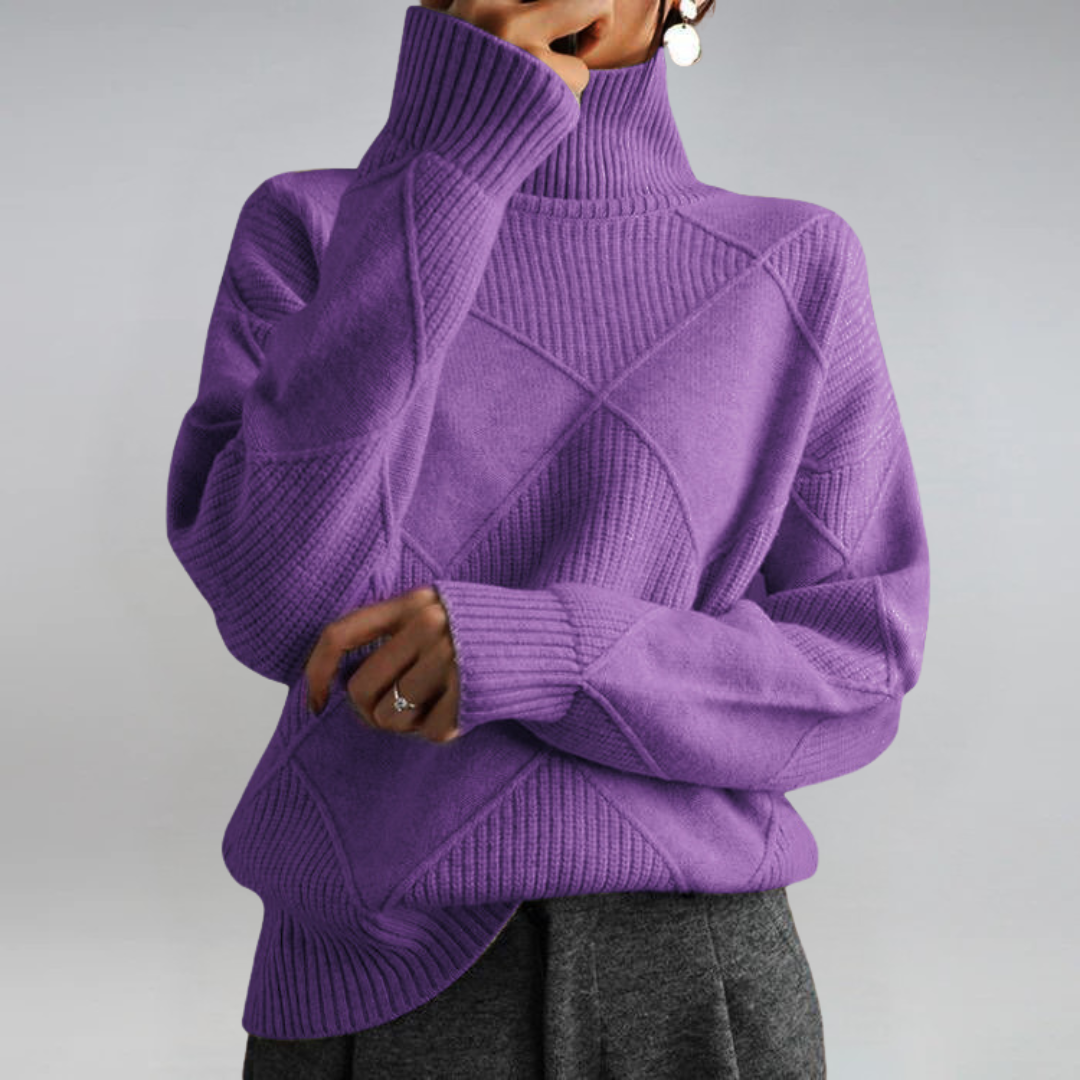 Lauren | Luxe Cashmere Turtleneck Sweater 6
