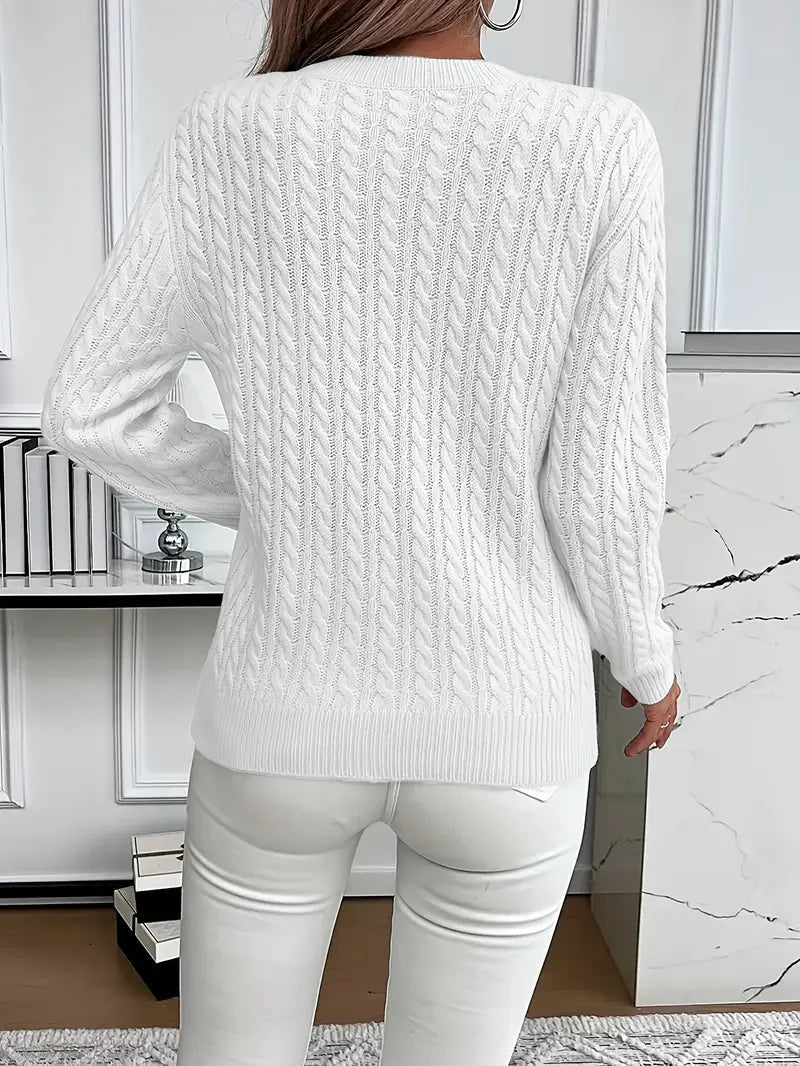 Lila – Cable Knit Sweater 1