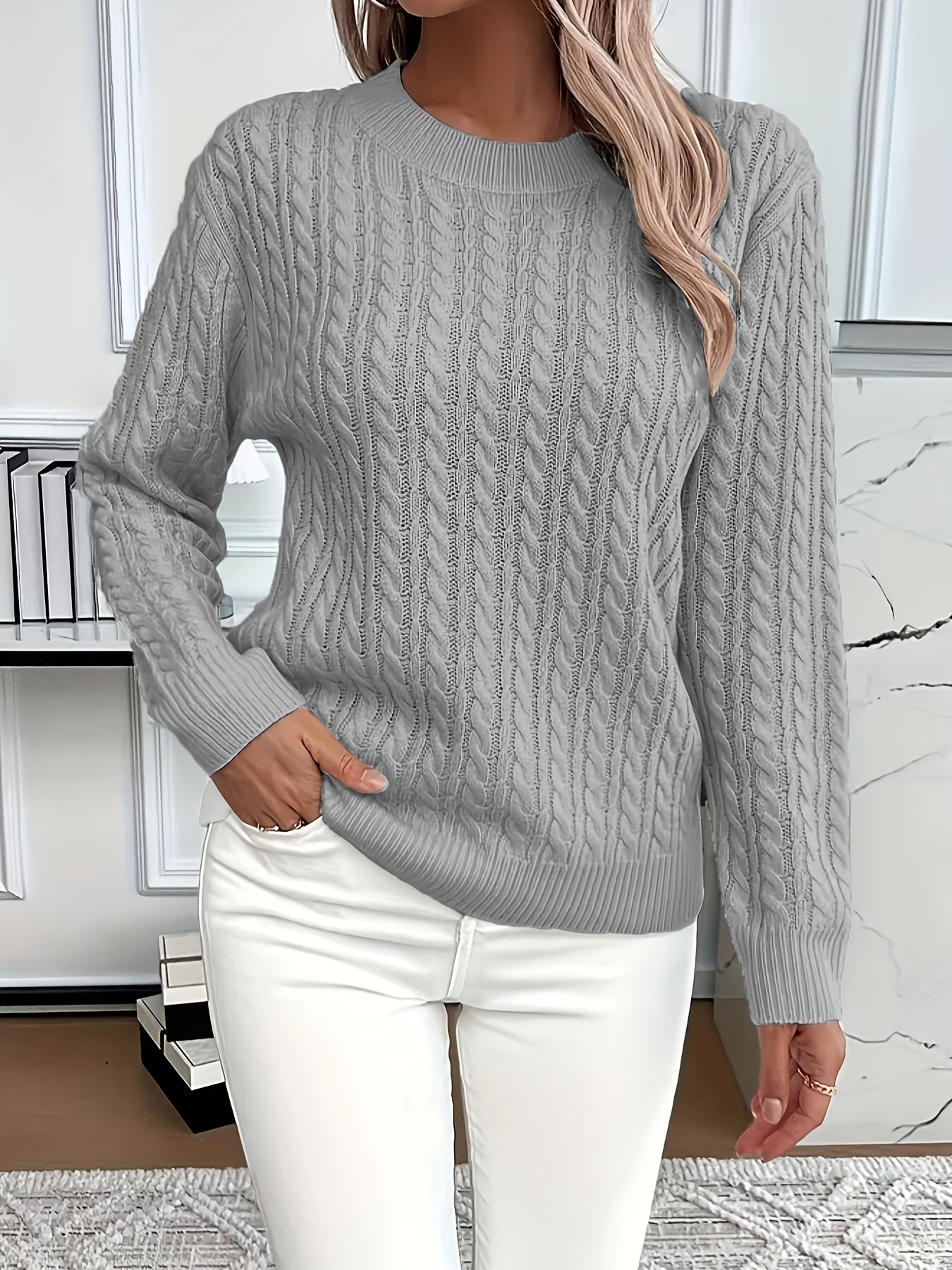 Lila – Cable Knit Sweater 4