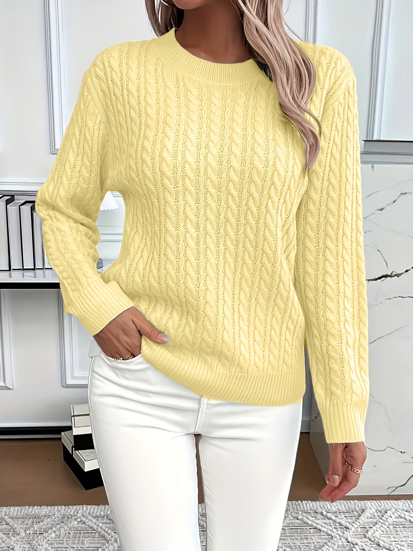 Lila – Cable Knit Sweater 5