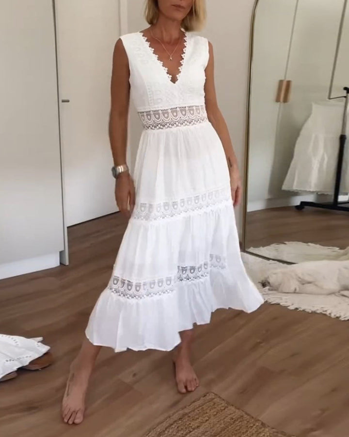Lillian™ | Effortless Elegance White Dress