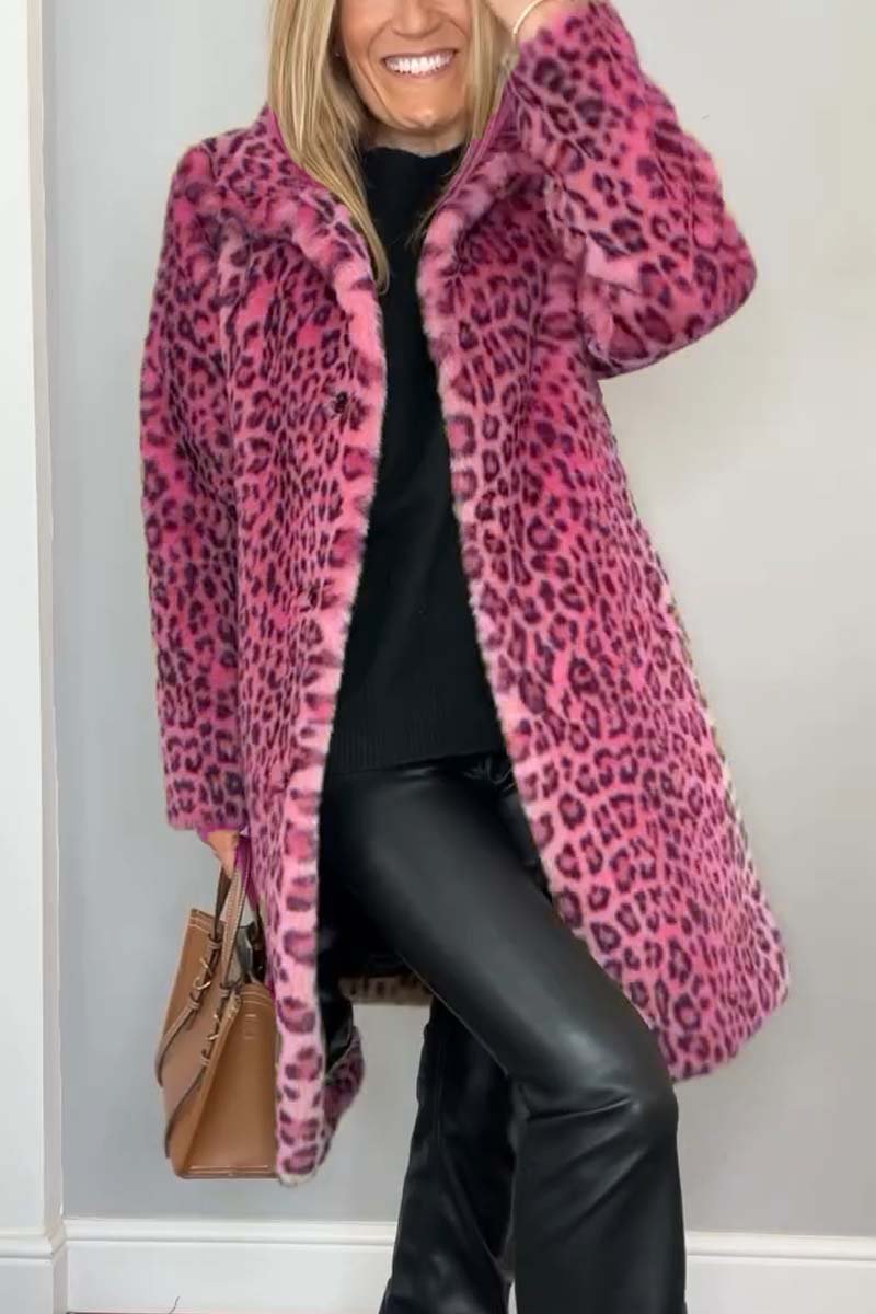 Lizzie™ | Bold Leopard Print Winter Coat for Women