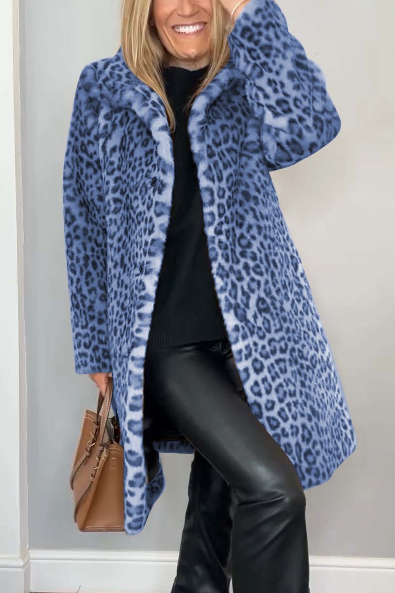 Lizzie™ | Bold Leopard Print Winter Coat for Women