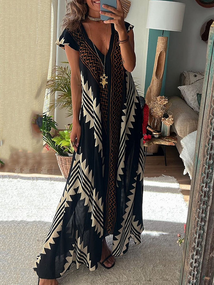 Louisa™ | Flattering Floral Maxi Dress for Women