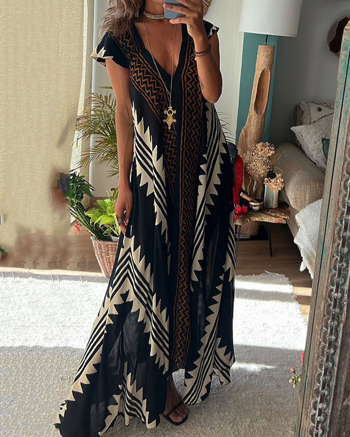Louisa™ | Flattering Floral Maxi Dress for Women