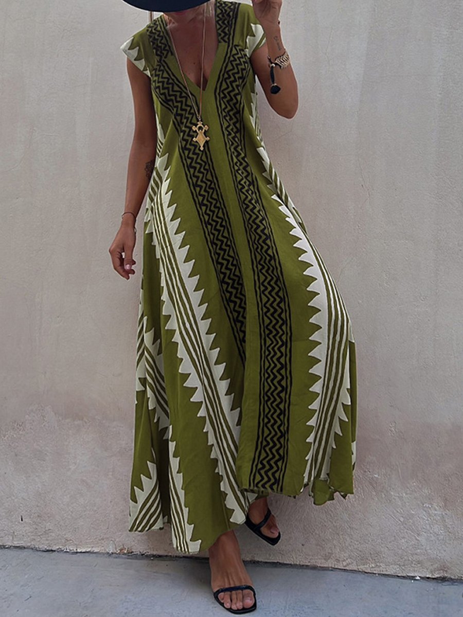 Louisa™ | Flattering Floral Maxi Dress for Women