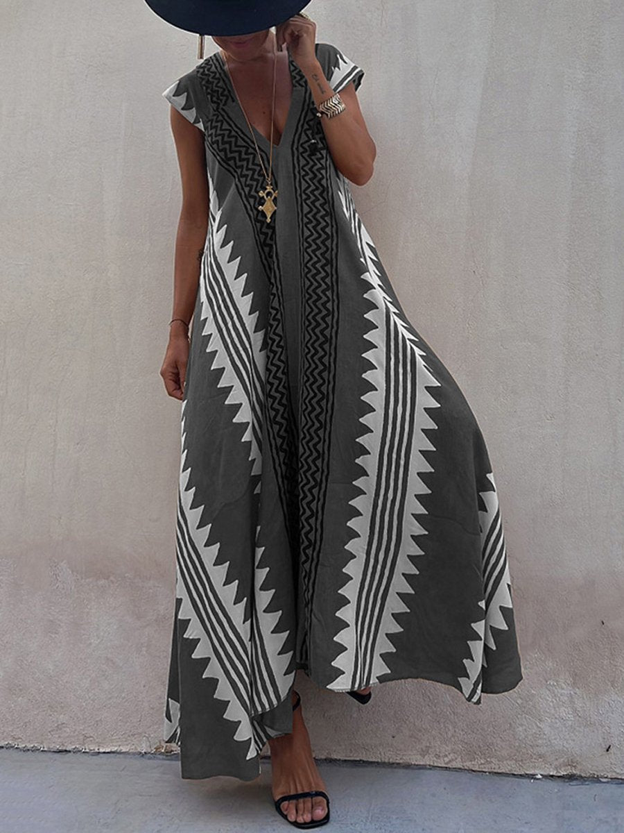 Louisa™ | Flattering Floral Maxi Dress for Women