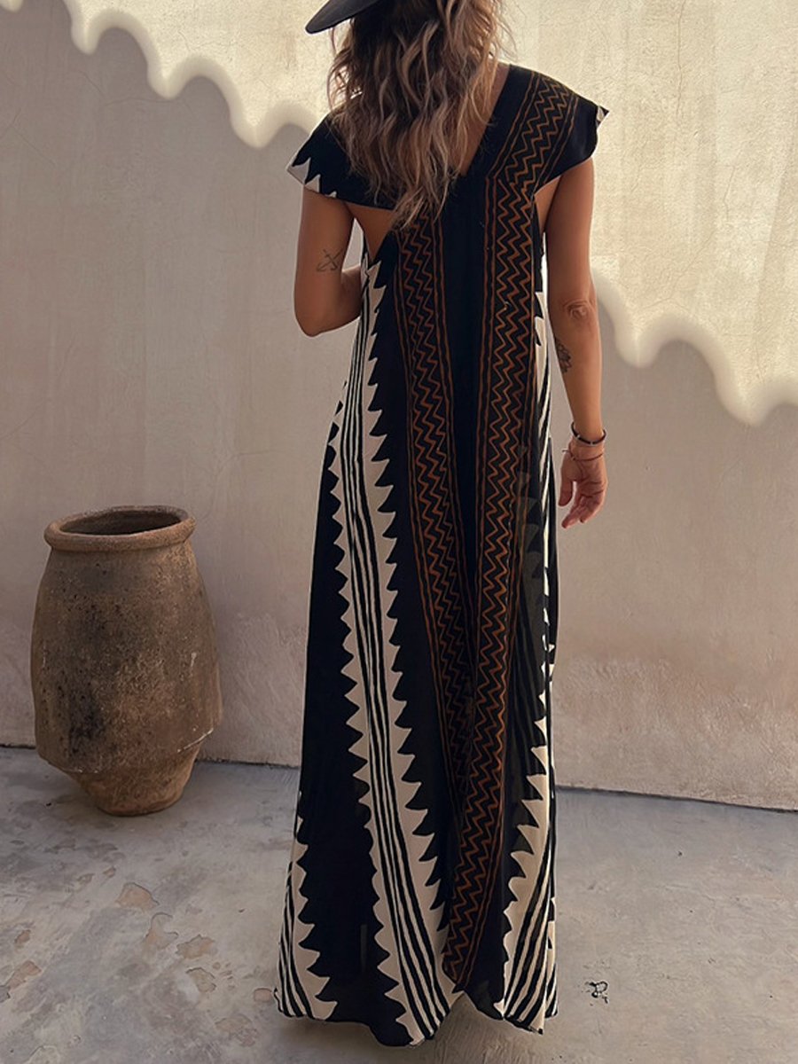 Louisa™ | Flattering Floral Maxi Dress for Women