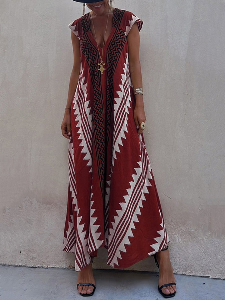 Louisa™ | Flattering Floral Maxi Dress for Women