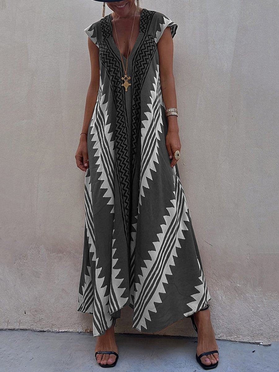 Louisa™ | Flattering Floral Maxi Dress for Women