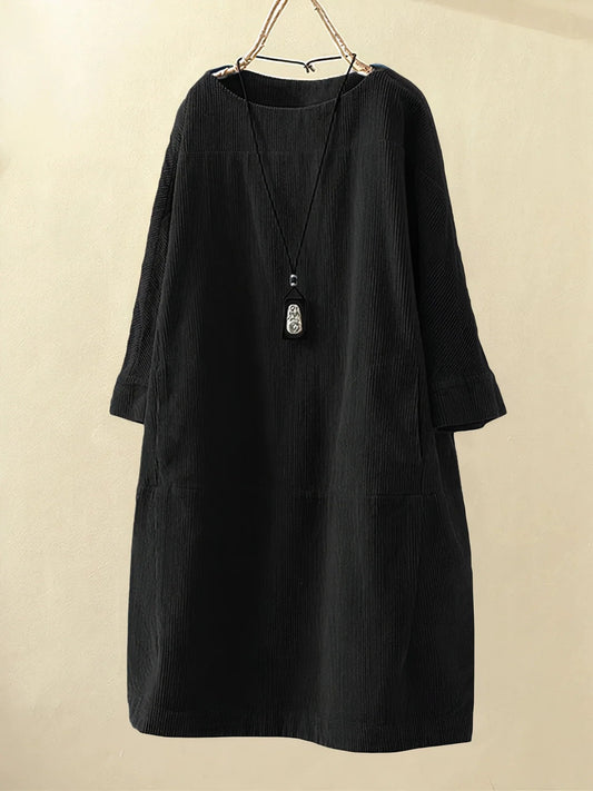 Lyla | Corduroy Tunic Dress