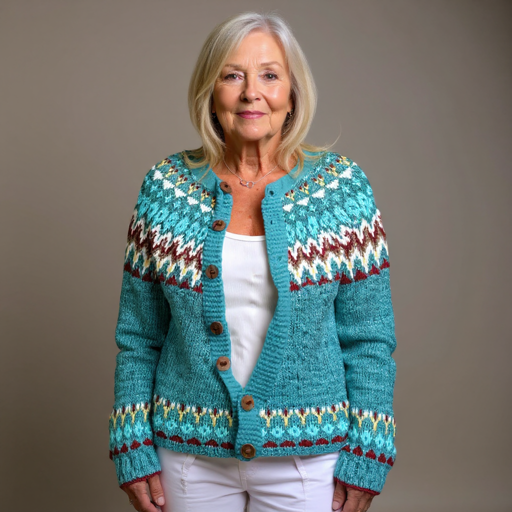 Madilynn | Vintage Icelandic Wool Cardigan 1