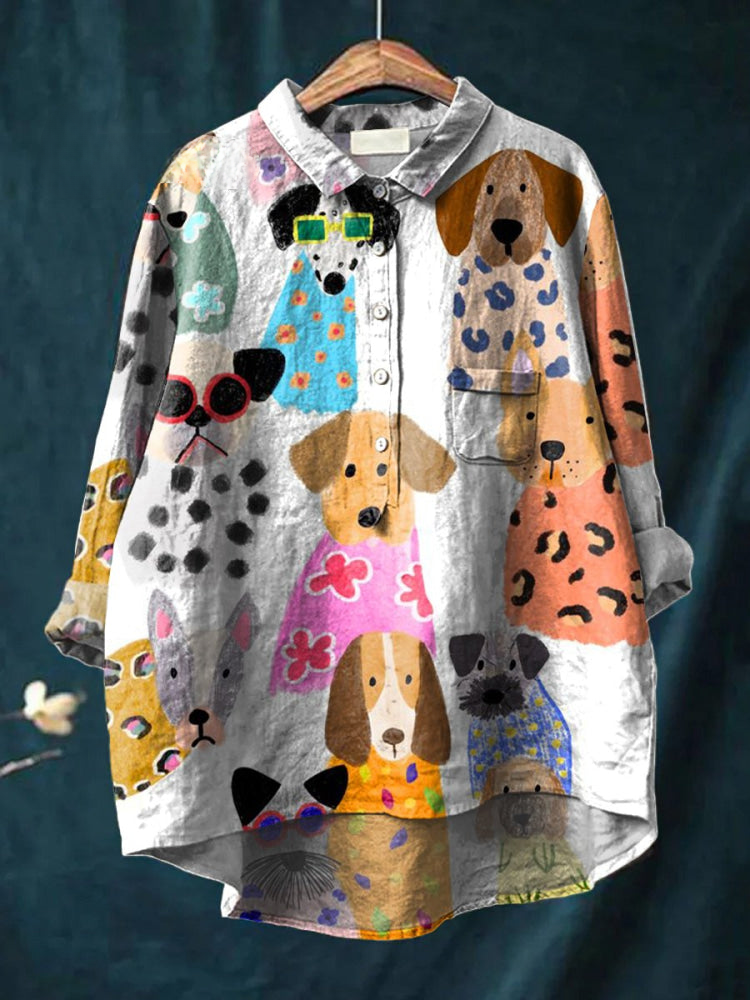 Maisie - Playful Pups Shirt 0