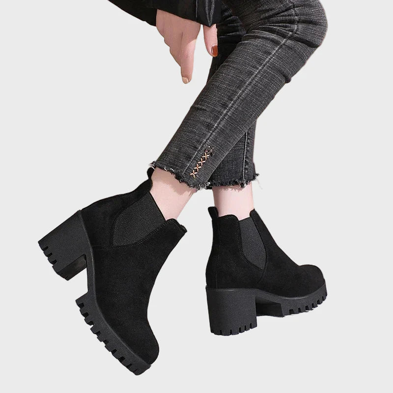 Marley | Block Heel Short Boots 2