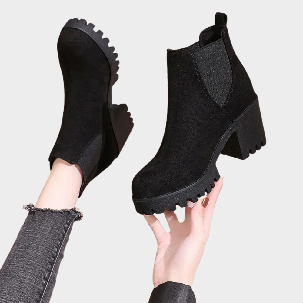 Marley | Block Heel Short Boots 3