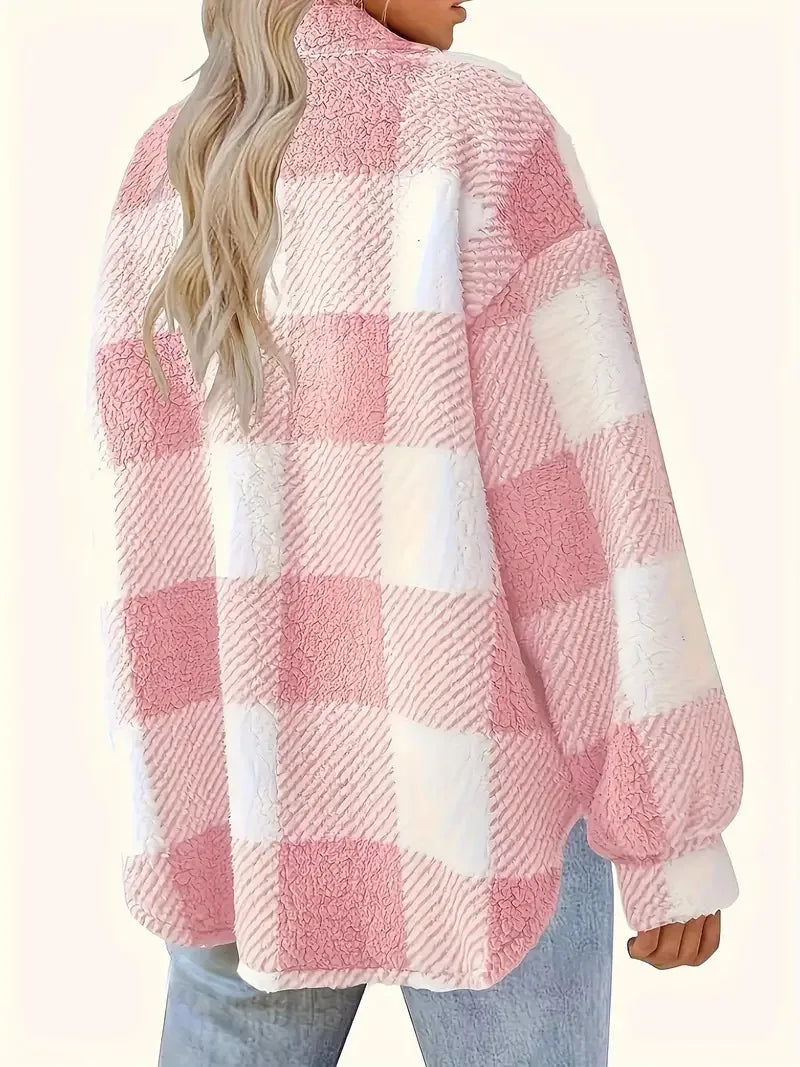 Martin | Stylish Plaid Fleece Jacket 5