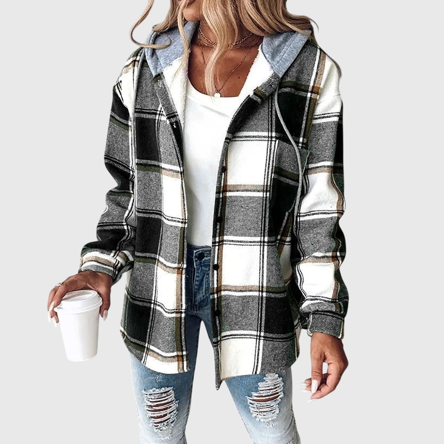 Martina™ | Women's Mesh Button Placket Jacket 2