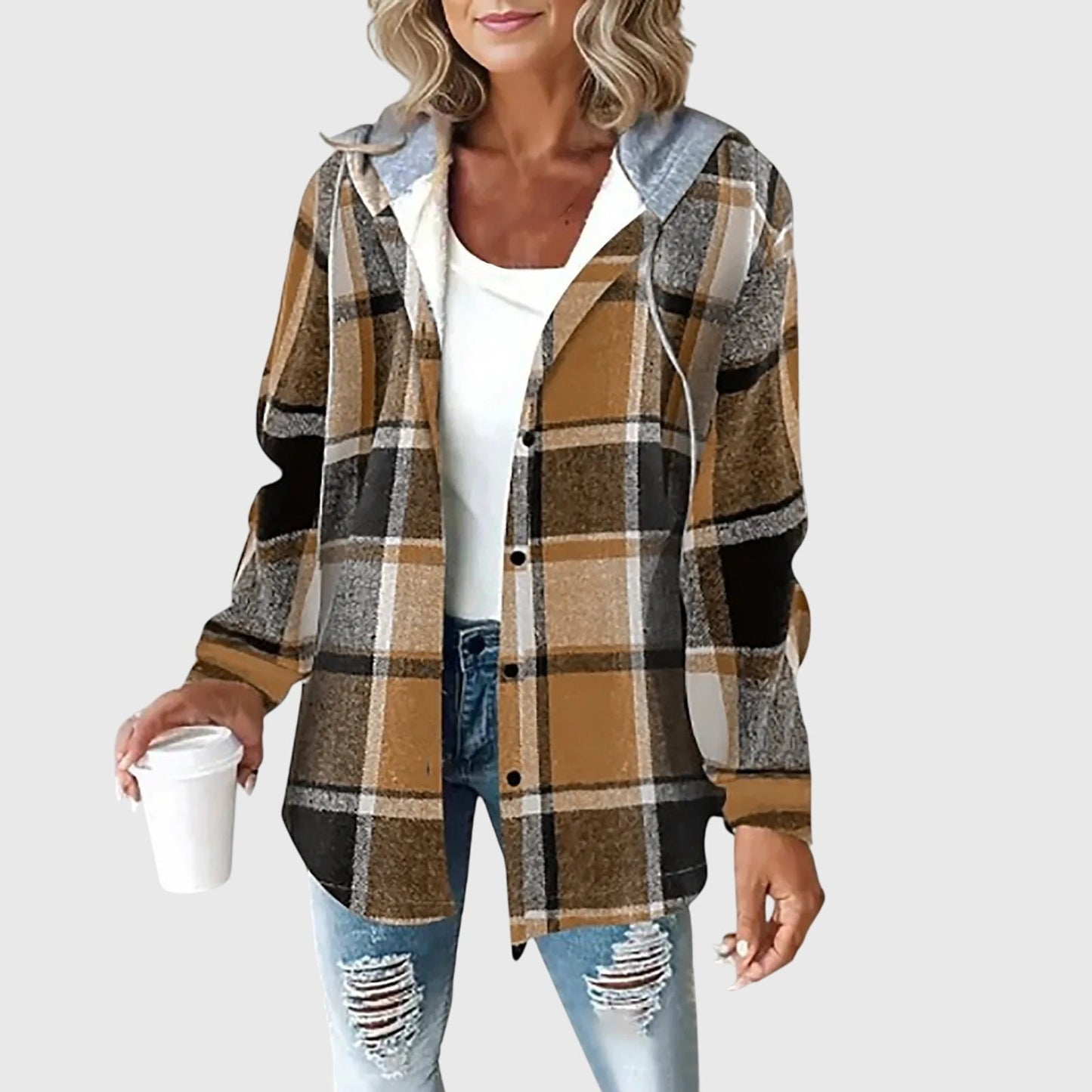 Martina™ | Women's Mesh Button Placket Jacket 4