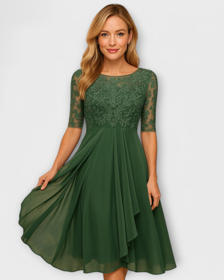 Maud™ | Elegant Lace Cocktail Dress