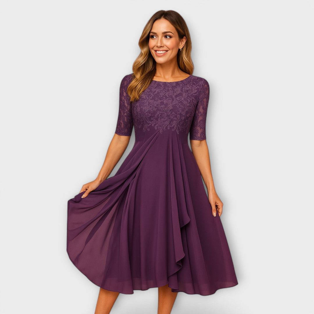 Maud™ | Elegant Lace Cocktail Dress