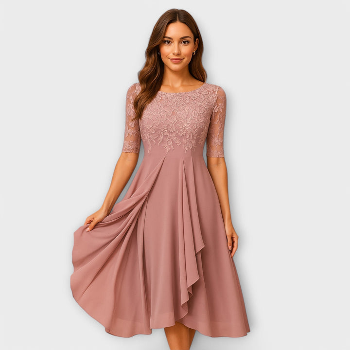 Maud™ | Elegant Lace Cocktail Dress
