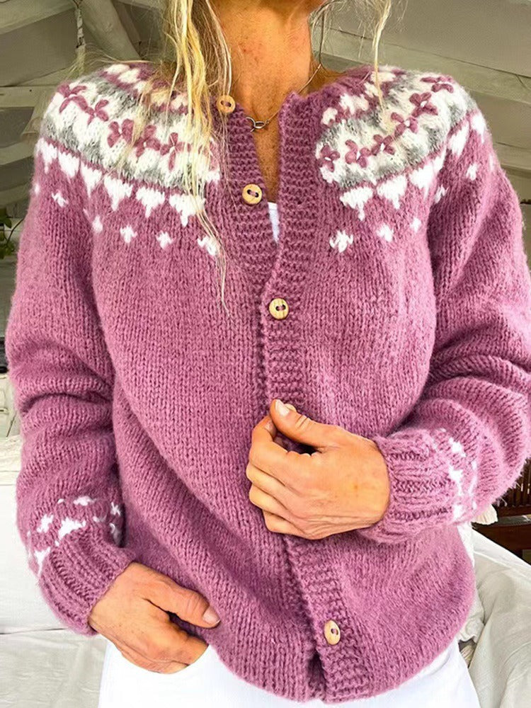 Maya | Vintage Icelandic Wool Cardigan 0