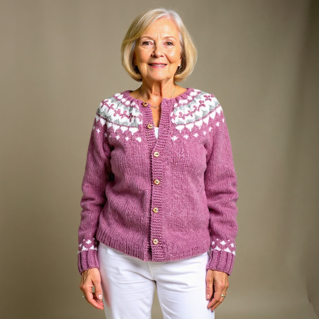 Maya | Vintage Icelandic Wool Cardigan 1