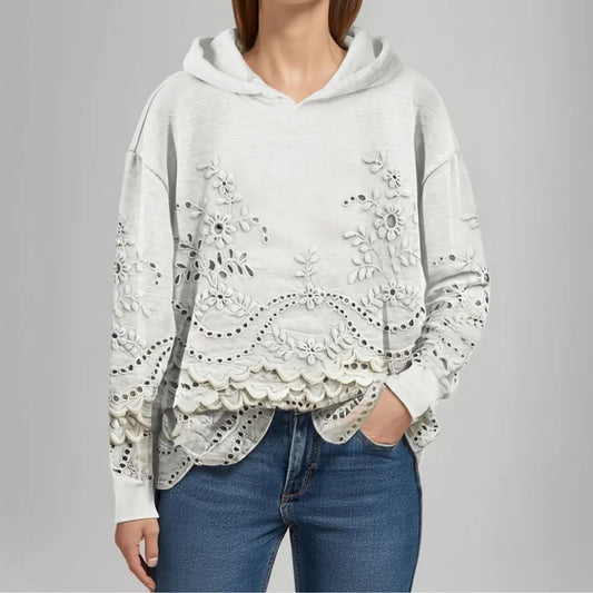 Melinda | Sweater with Lace Details 0