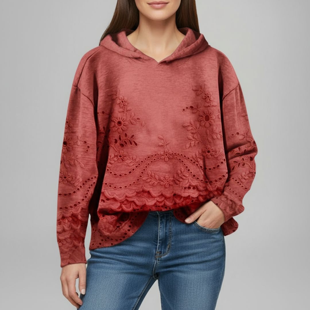 Melinda | Sweater with Lace Details 2