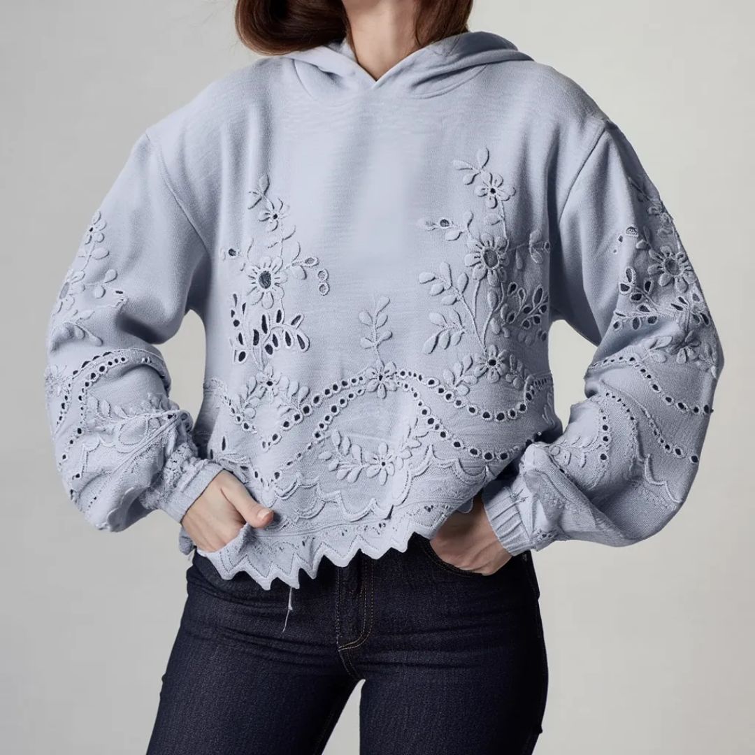 Melinda | Sweater with Lace Details 7