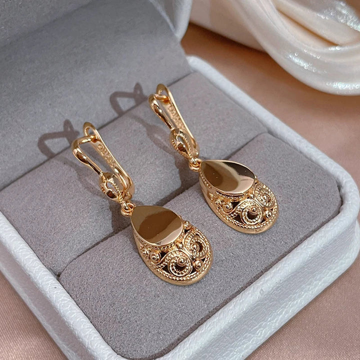 Merle™ | Elegant Silver Drop Earrings for Sensitive Skin