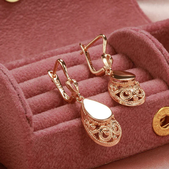 Merle™ | Elegant Silver Drop Earrings for Sensitive Skin