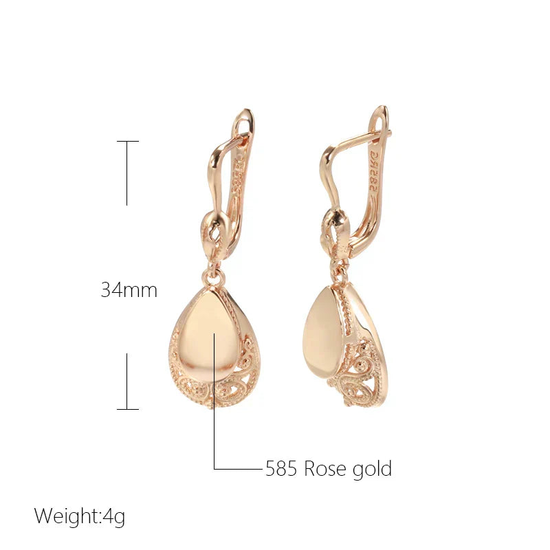 Merle™ | Elegant Silver Drop Earrings for Sensitive Skin