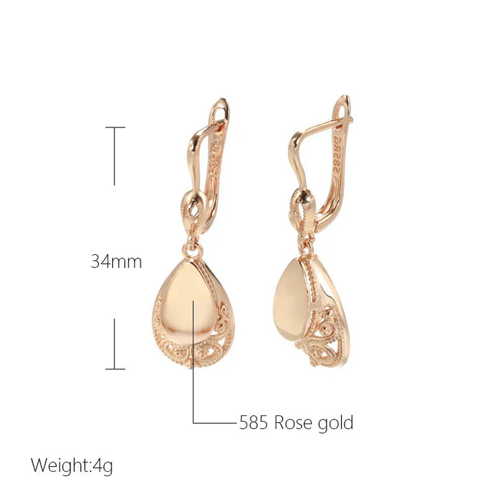 Merle™ | Elegant Silver Drop Earrings for Sensitive Skin