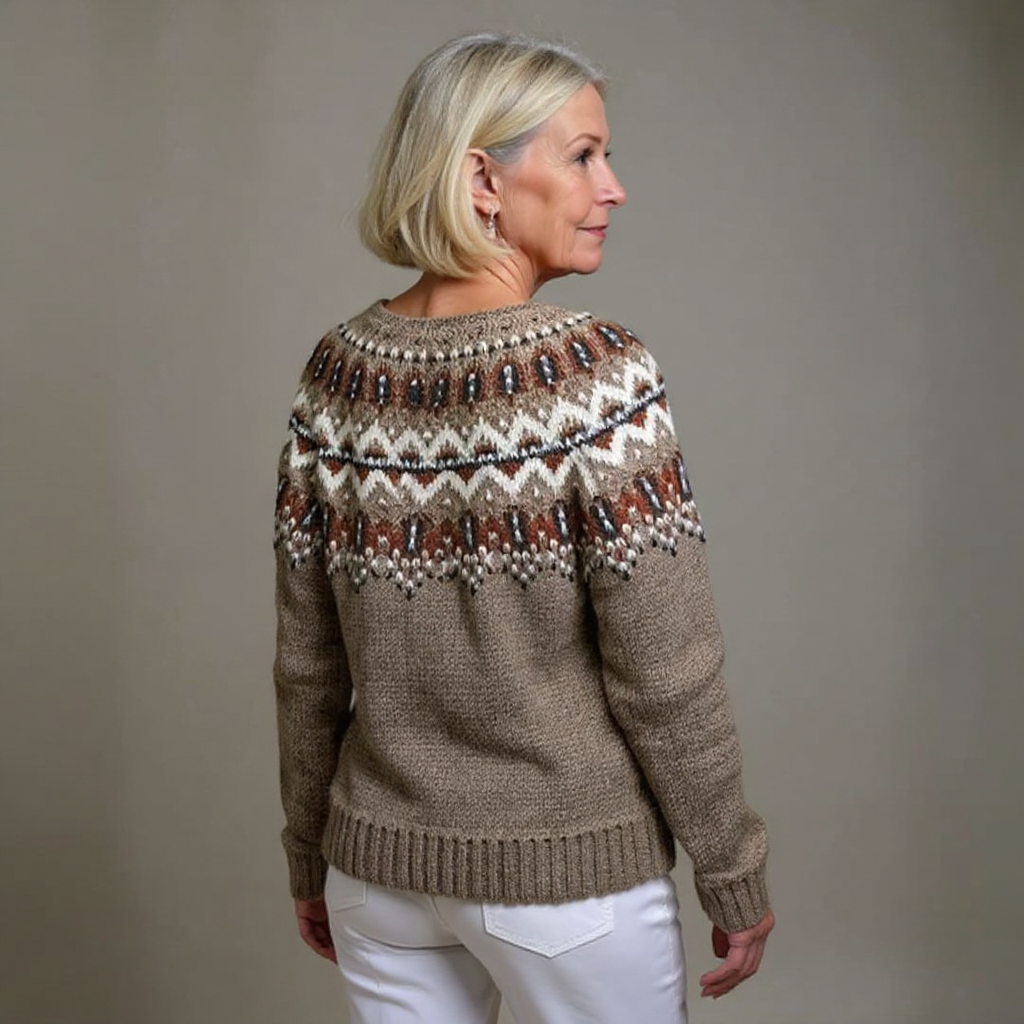 Mia | Vintage Icelandic Wool Cardigan 2