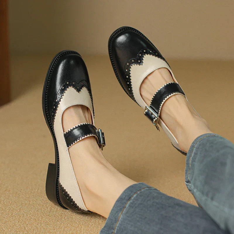 Miana - Leather Mary Janes 0
