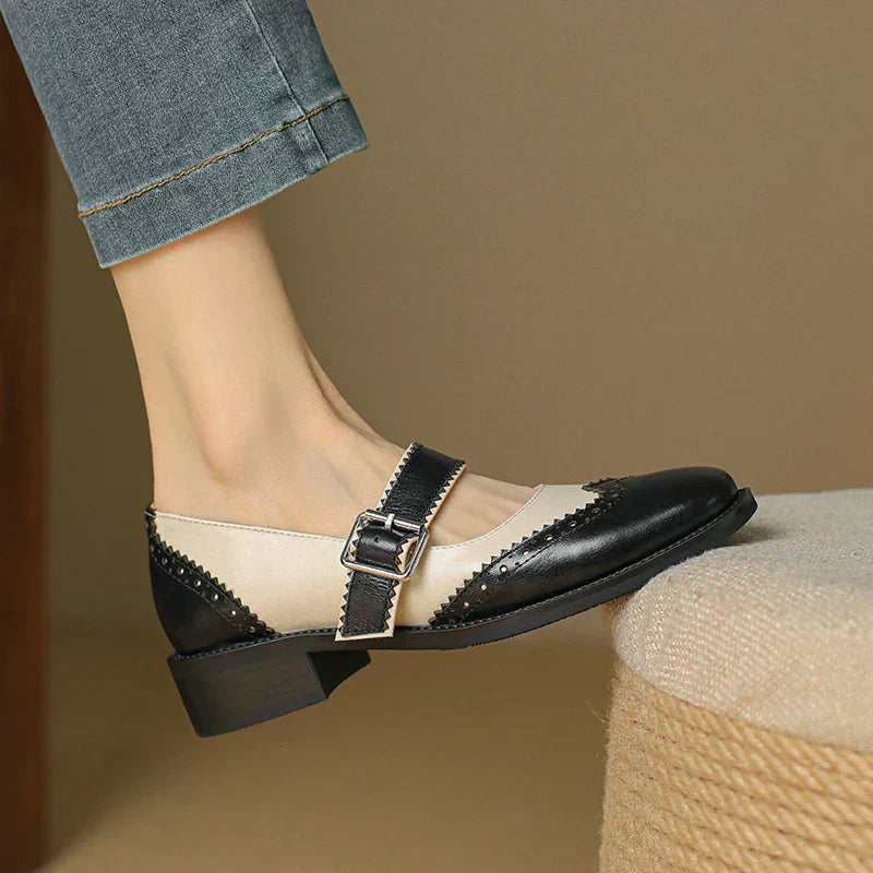 Miana - Leather Mary Janes 1