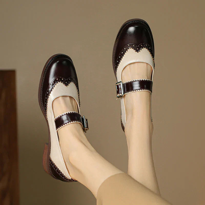 Miana - Leather Mary Janes 4