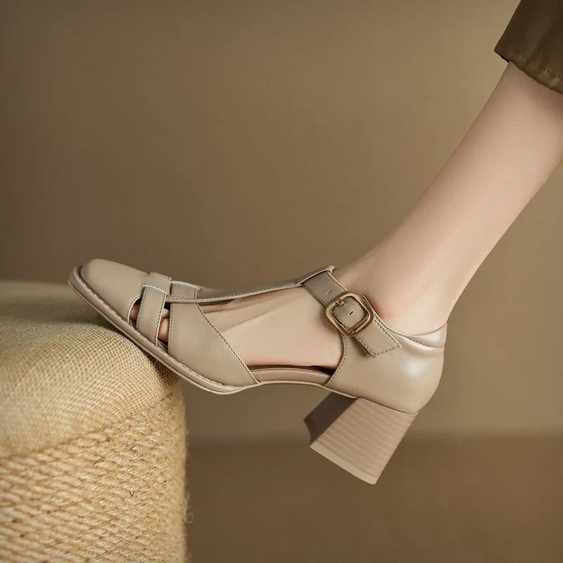 Michela - Square Toe Sandals 1