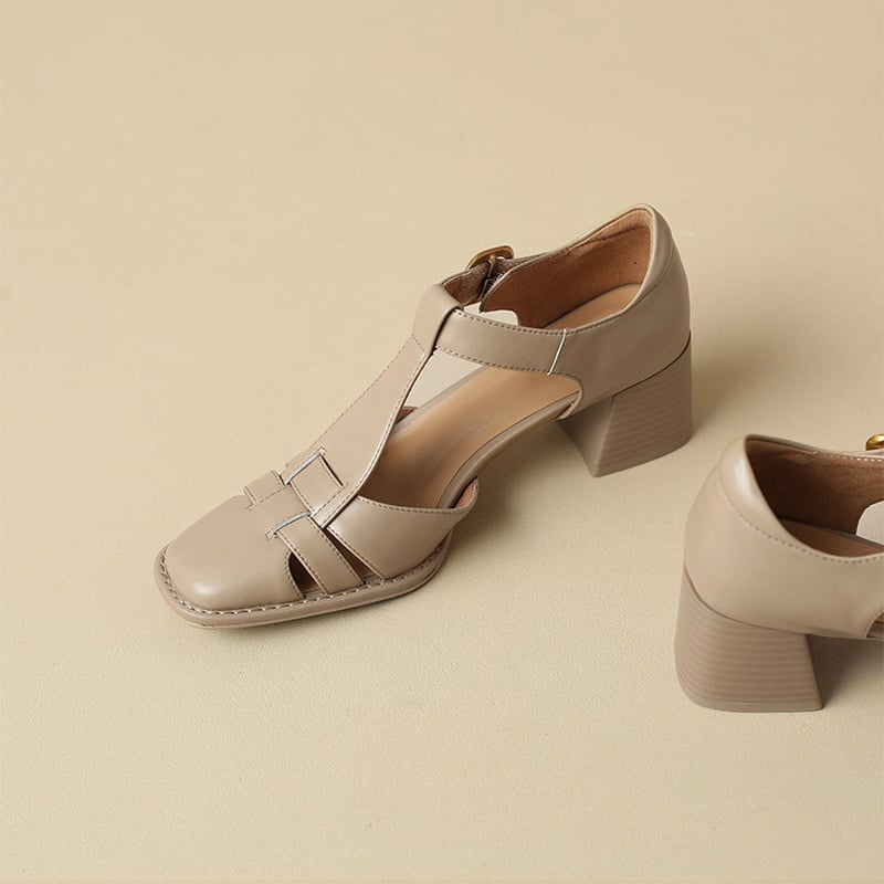 Michela - Square Toe Sandals 2
