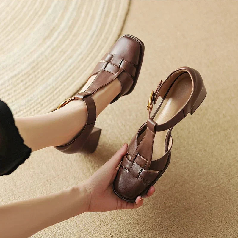 Michela - Square Toe Sandals 4