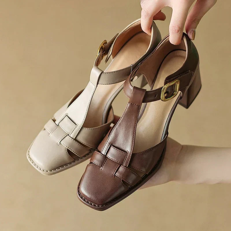 Michela - Square Toe Sandals 5