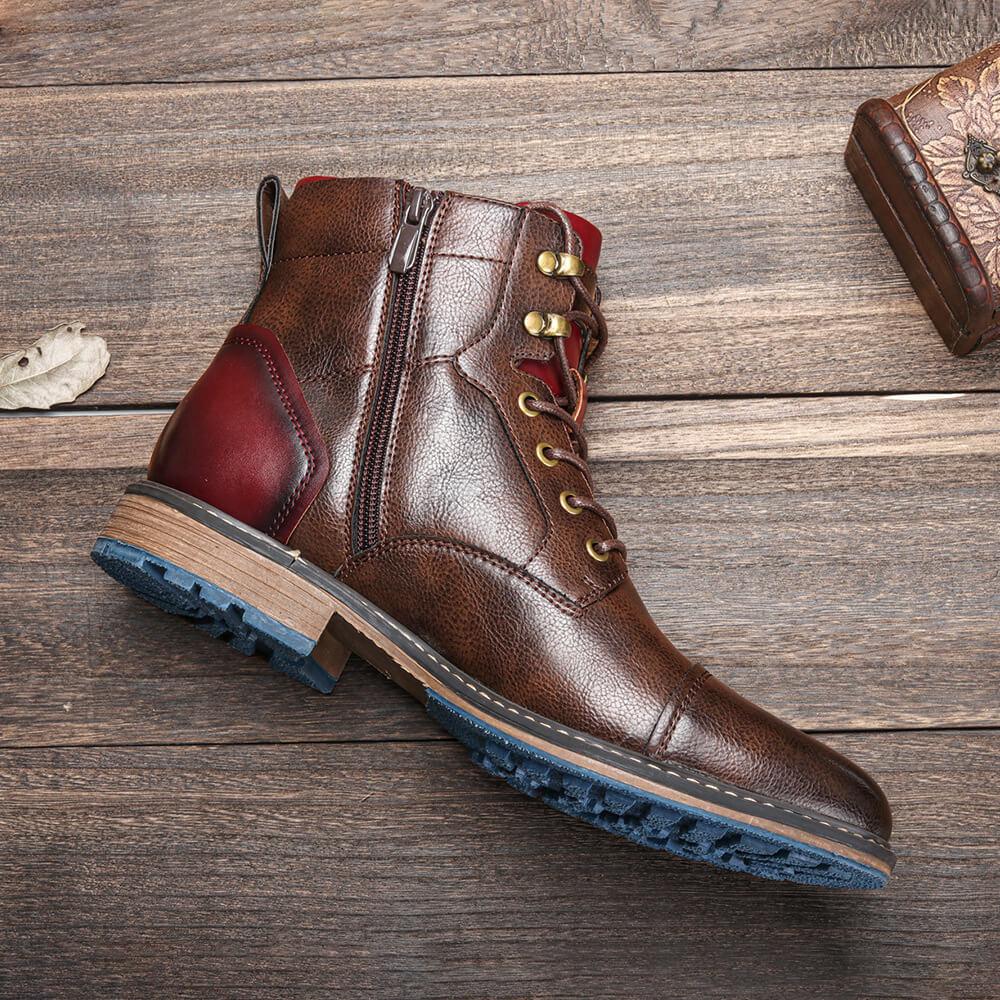 Miles - Classic Leather Oxford Boots 1