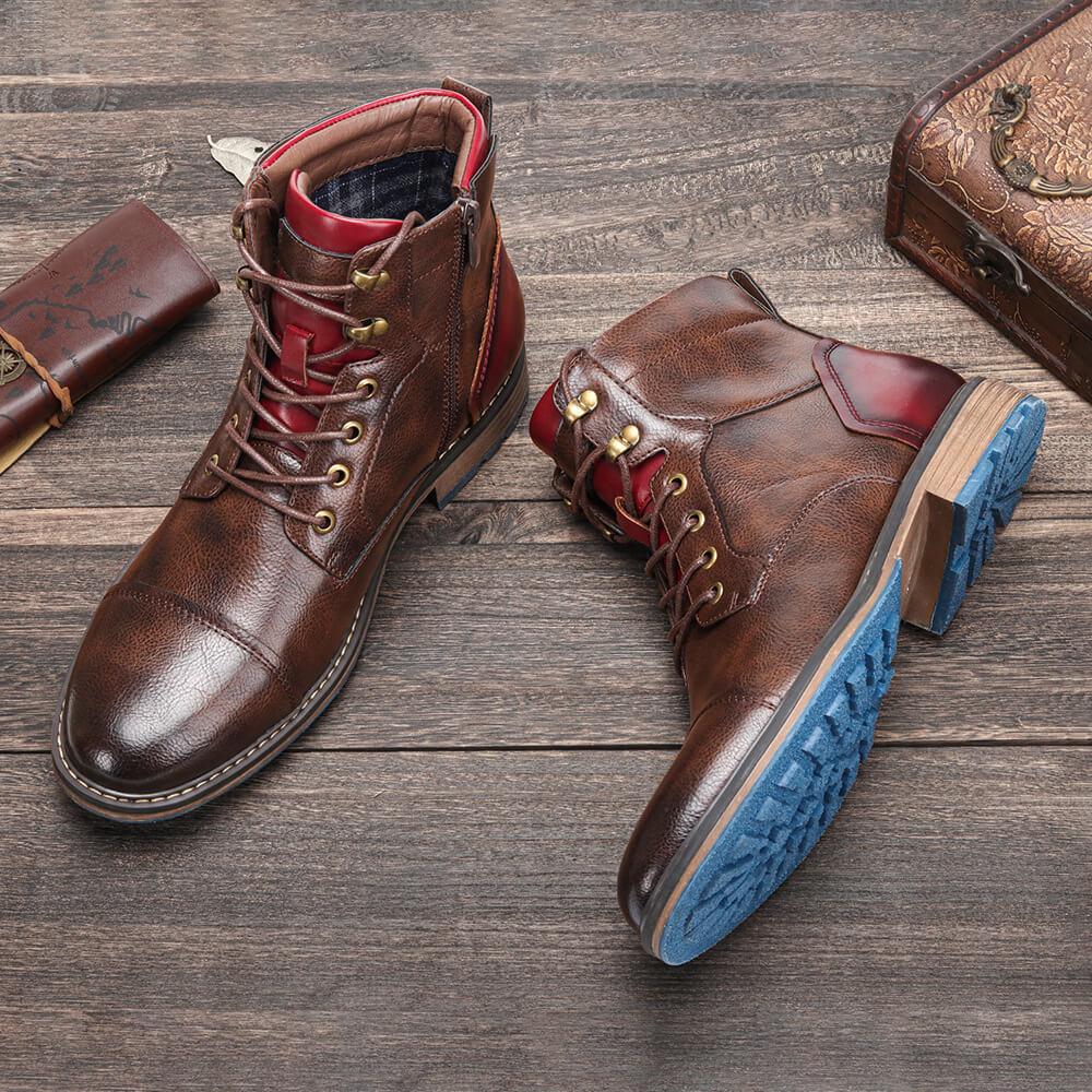 Miles - Classic Leather Oxford Boots 2