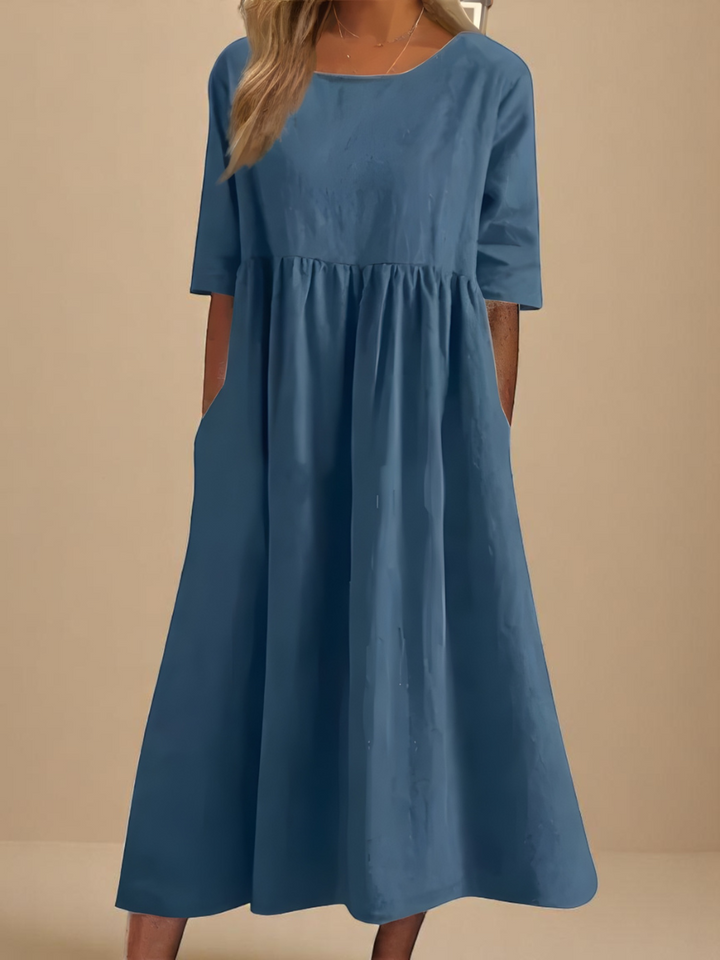 Minea Cotton Dress - Lightweight Summer Dress for Effortless Style