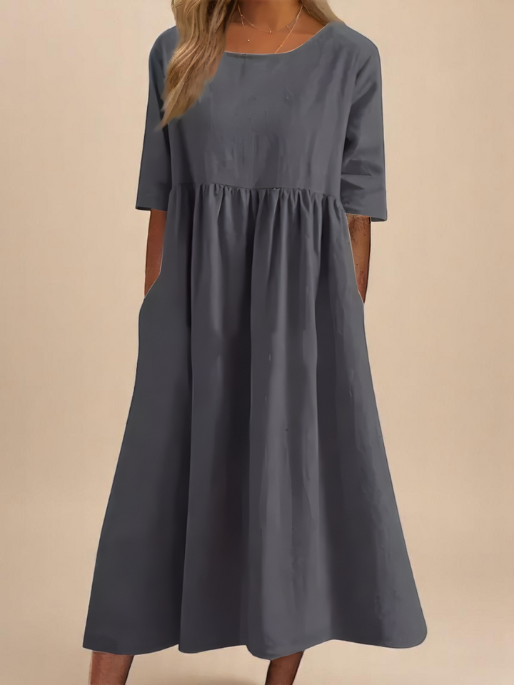 Minea Cotton Dress - Lightweight Summer Dress for Effortless Style