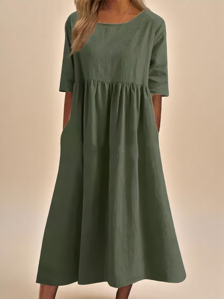 Minea Cotton Dress - Lightweight Summer Dress for Effortless Style