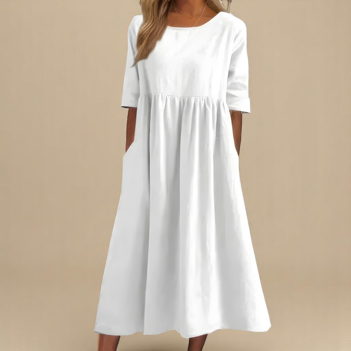 Minea Cotton Dress - Lightweight Summer Dress for Effortless Style