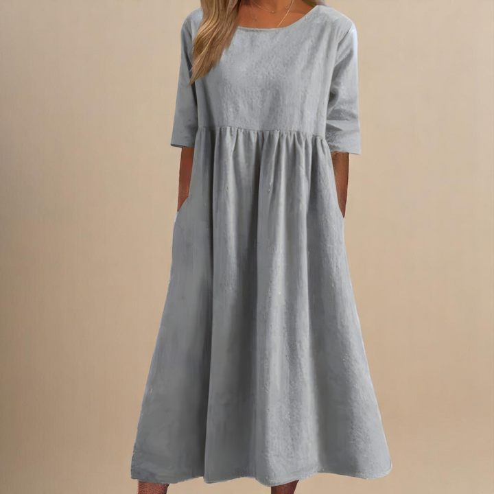 Minea Cotton Dress - Lightweight Summer Dress for Effortless Style