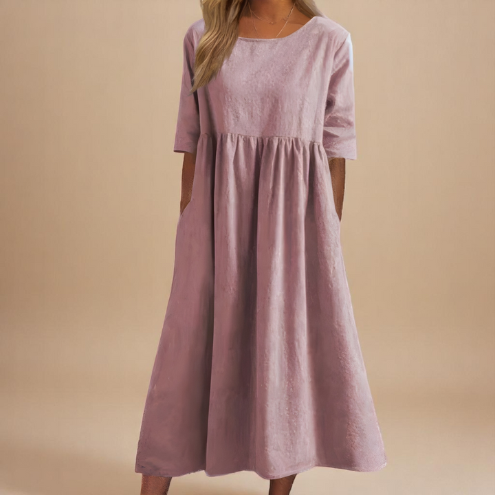 Minea Cotton Dress - Lightweight Summer Dress for Effortless Style